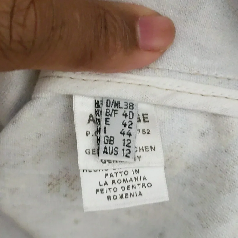 Apanage| Floral Cotton Denim Look Button Up Jacket With Front Pockets - Picture 9 of 13